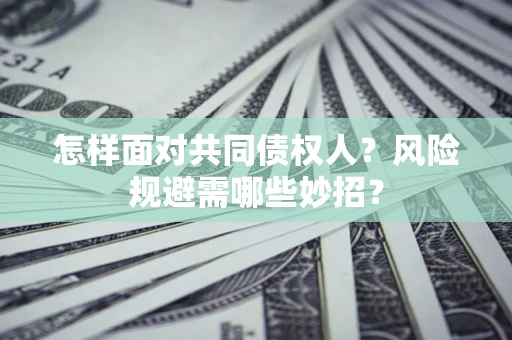 济南怎样面对共同债权人？风险规避需哪些妙招？
