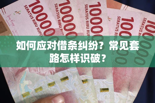 济南如何应对借条纠纷？常见套路怎样识破？
