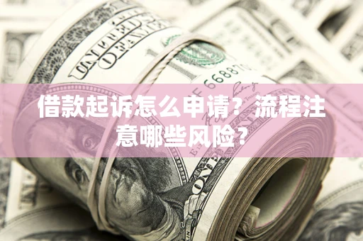 济南借款起诉怎么申请？流程注意哪些风险？
