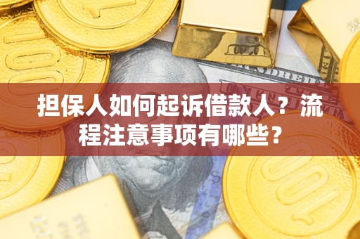 济南担保人如何起诉借款人？流程注意事项有哪些？